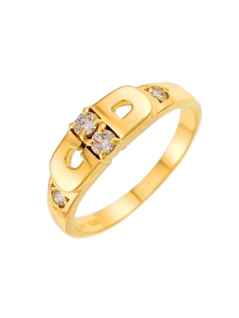 Dior Ring Diamond 18k Yellow Gold
